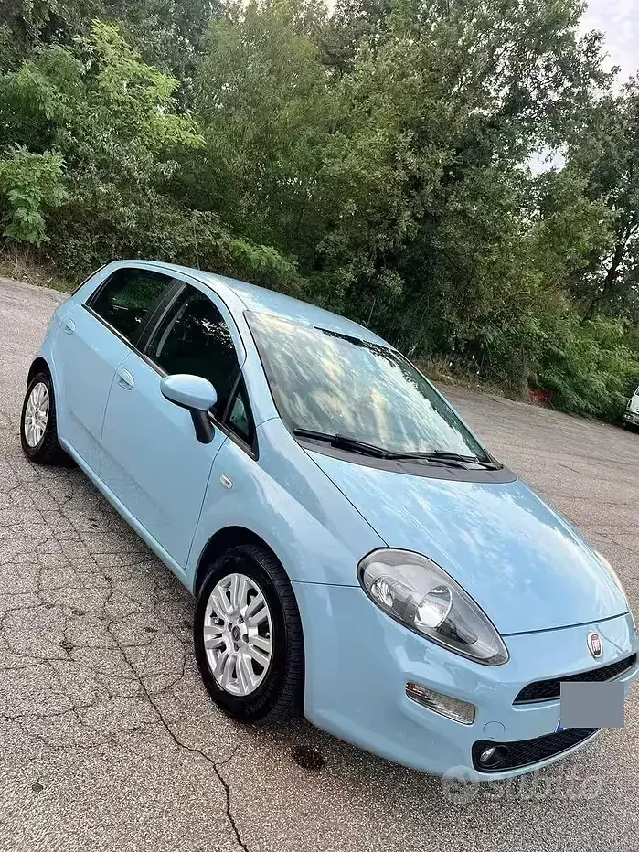 Usata Fiat Punto 75 CV (55 kW) 2014 Bluazzurro Utilitaria