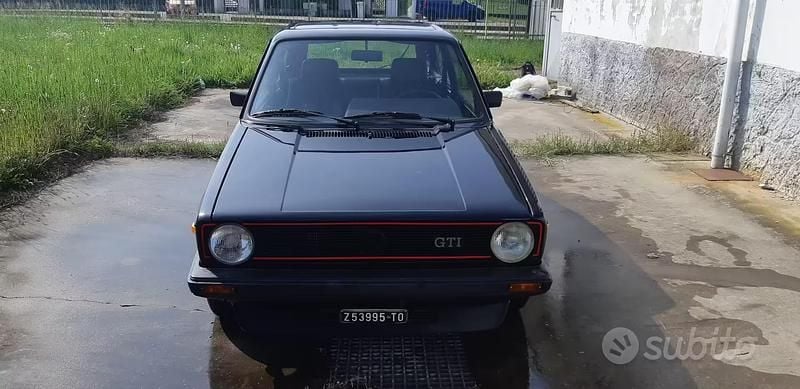 Usata VW Golf I GTI 1981 Nero Utilitaria