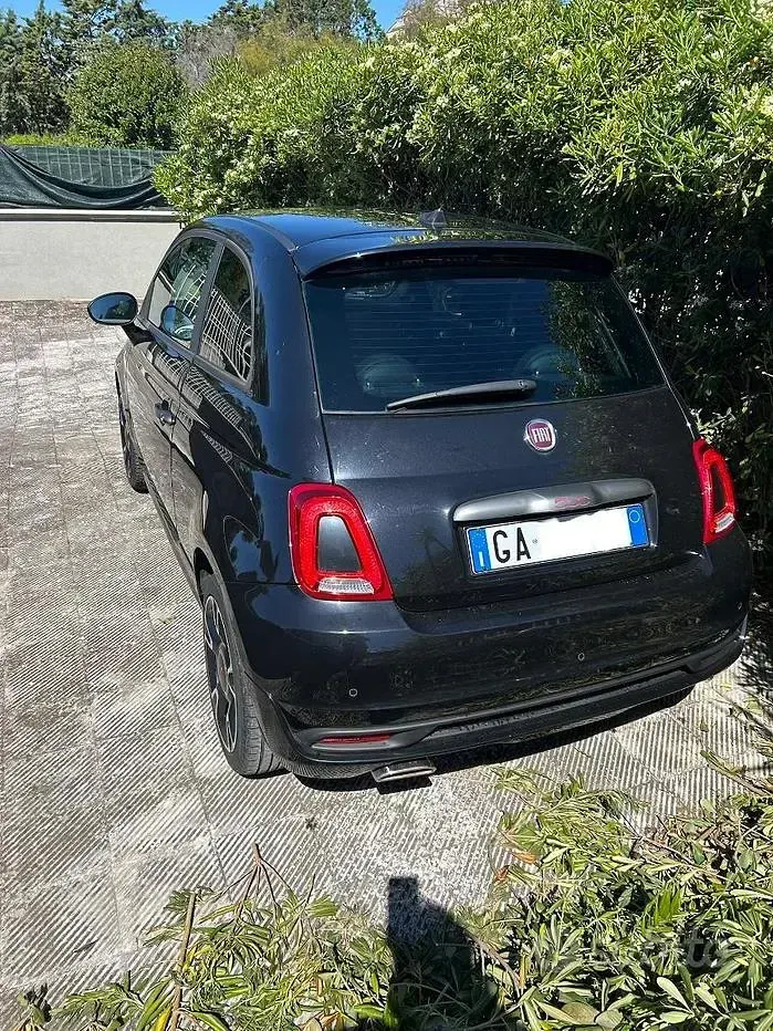 Usata Fiat 500 Sport 69 CV (50 kW) 2019 Nero Utilitaria