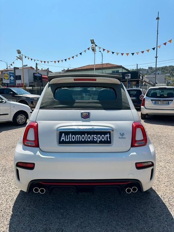 Usata Abarth 500C 140 CV (102 kW) 2011 Bianco Cabrio