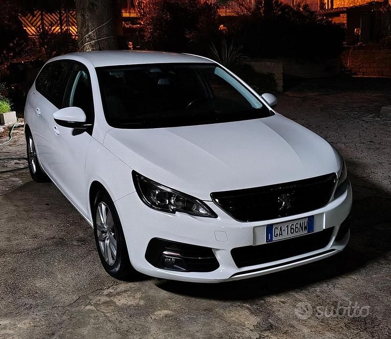 Usata Peugeot 308 SW 102 CV (75 kW) 2020 Bianco Station wagon
