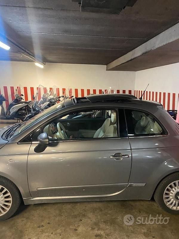 Usata Fiat 500 69 CV (50 kW) 2009 Grigio Cabrio