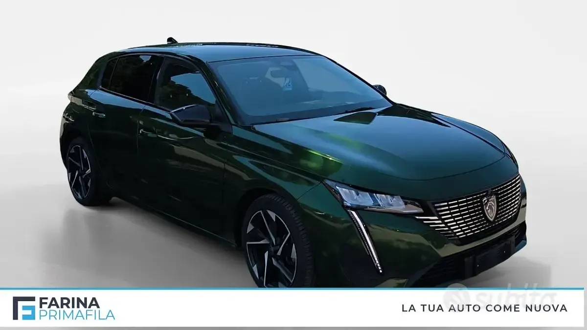 Usata Peugeot 308 Allure 131 CV (96 kW) 2022 Verde Berlina