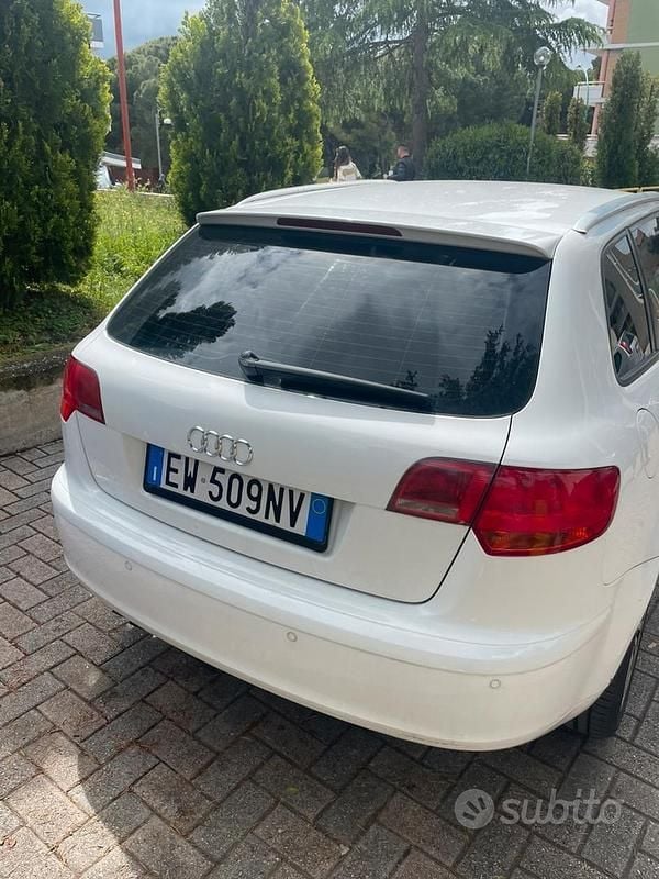 Usata Audi A3 105 CV (77 kW) 2007 Bianco Berlina