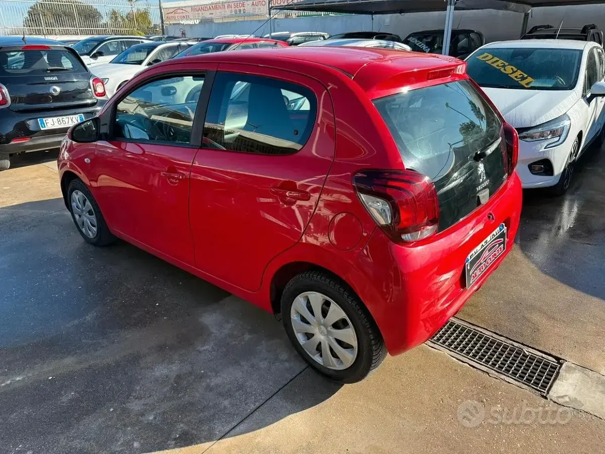 Usata Peugeot 108 Active 69 CV (50 kW) 2015 Rosso Berlina