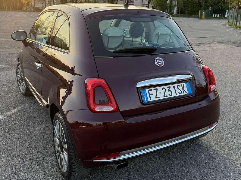 Usata Fiat 500 Lounge 69 CV (50 kW) 2017 Rosso Utilitaria