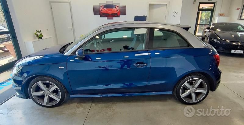 Usata Audi A1 Admired 82 CV (60 kW) 2018 Blu Berlina