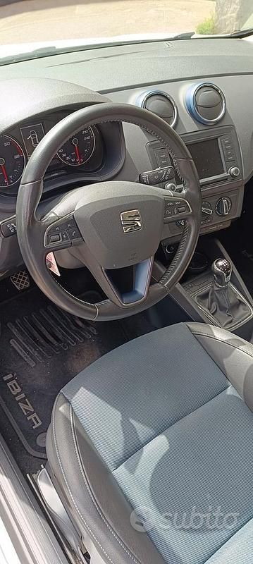 Usata Seat Ibiza 75 CV (55 kW) 2016 Bianco Berlina