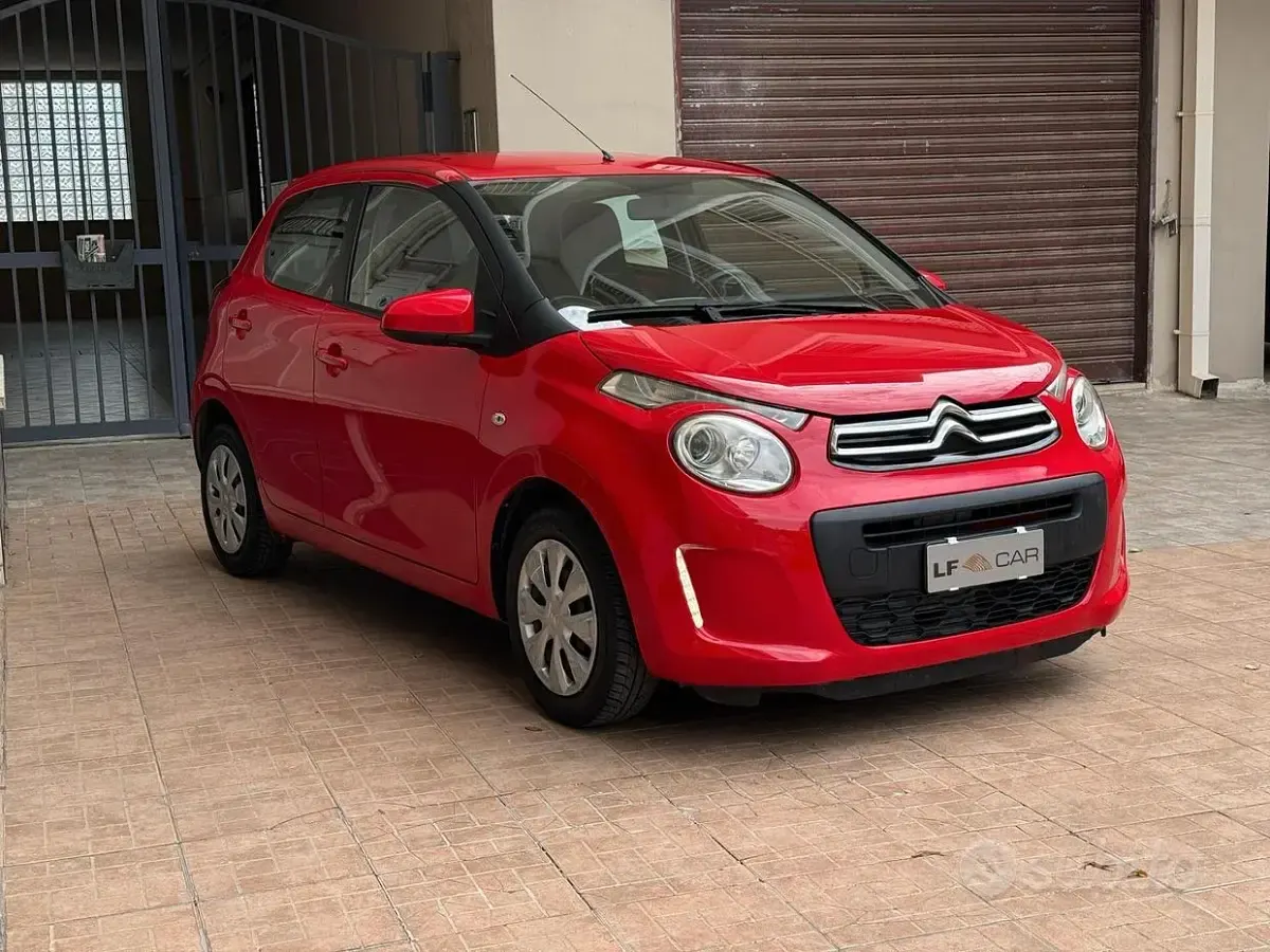 Usata Citroën C1 Shine 69 CV (50 kW) 2016 Rosso Utilitaria