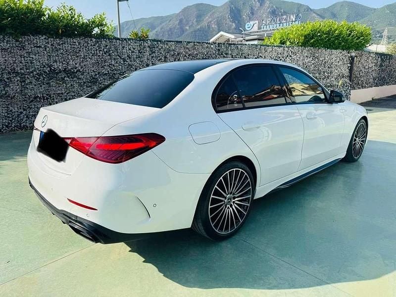 Usata Mercedes C300e Premium Plus 265 CV (194 kW) 2022 Bianco Berlina