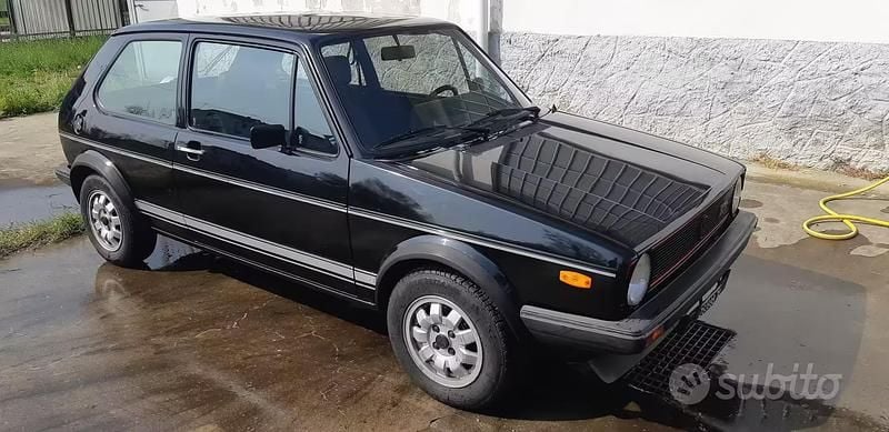 Usata VW Golf I GTI 1981 Nero Utilitaria