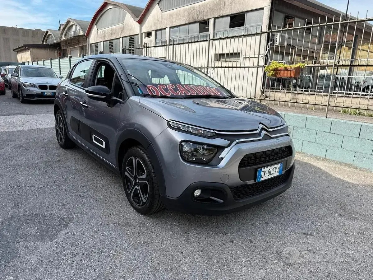 Usata Citroën C3 Shine 110 CV (80 kW) 2022 Grigio Utilitaria