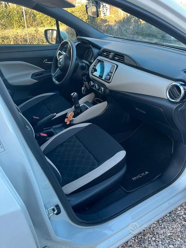 Usata Nissan Micra Acenta 71 CV (52 kW) 2018 Bianco Utilitaria