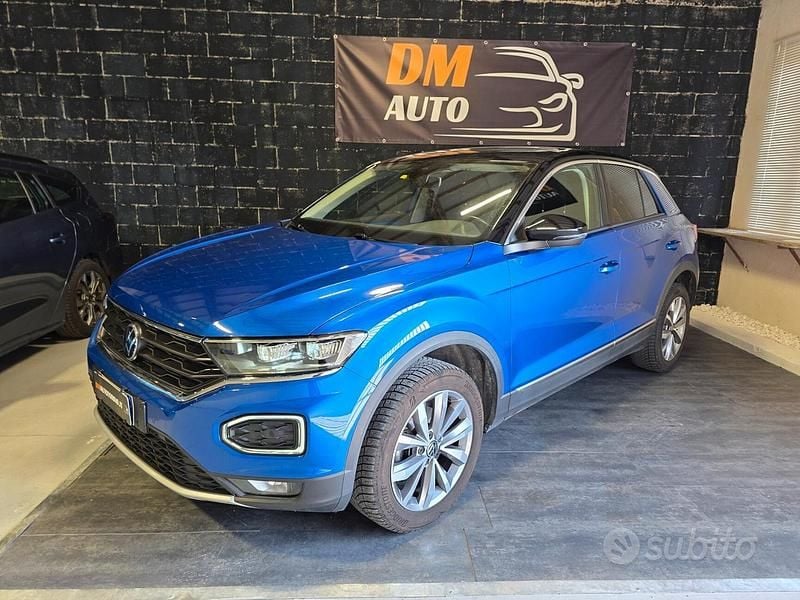Usata VW T-Roc Style 150 CV (110 kW) 2020 Blu SUV
