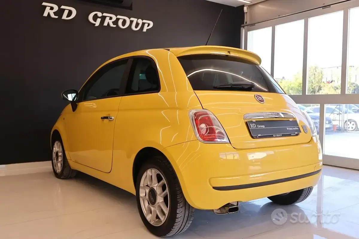Usata Fiat 500 Sport 69 CV (50 kW) 2008 Giallo Berlina