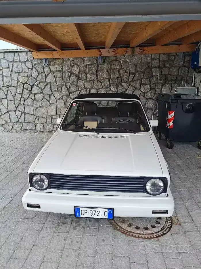 Usata VW Golf Cabriolet Karmann 73 CV (53 kW) 1987 Bianco Cabrio