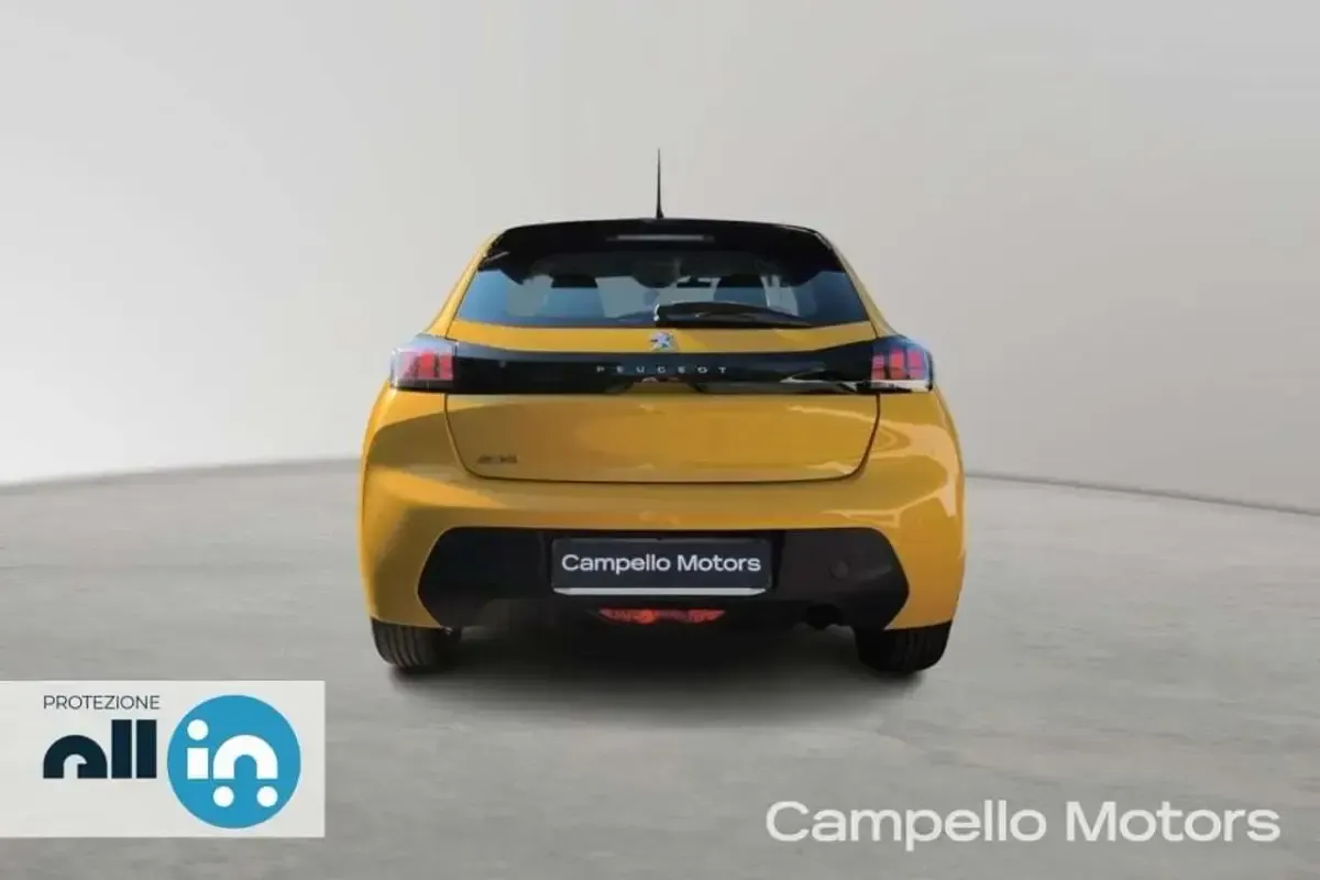 Usata Peugeot 208 Active 75 CV (55 kW) 2021 Giallo Utilitaria