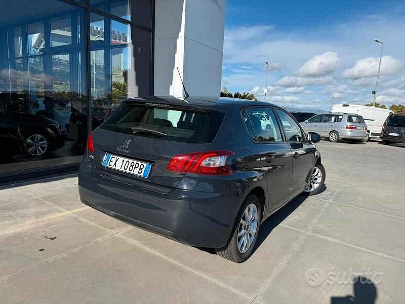 Usata Peugeot 308 Access 92 CV (67 kW) 2014 Blu Berlina