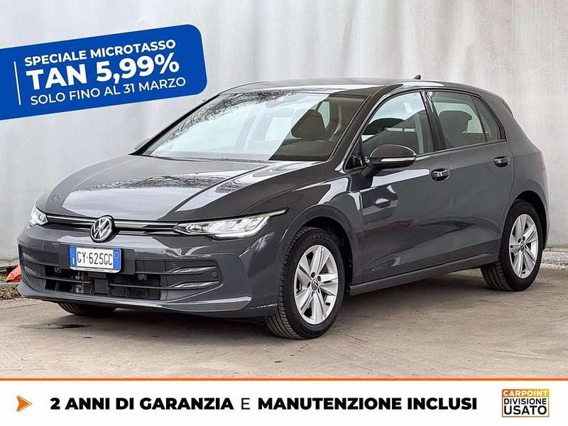 Usata VW Golf VIII Life 116 CV (85 kW) 2025 Grigio Berlina