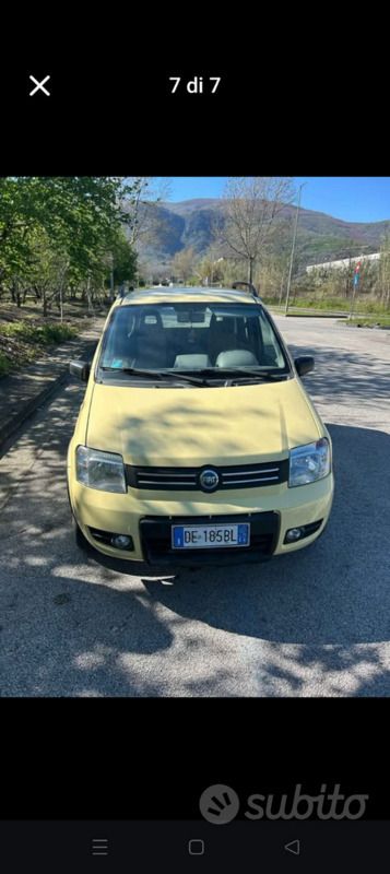 Usata Fiat Panda 4x4 69 CV (50 kW) 2006 Giallo Utilitaria