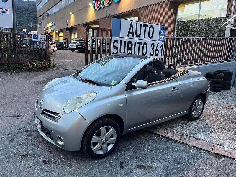 Usata Nissan Micra C+C 88 CV (64 kW) 2006 Grigio Cabrio