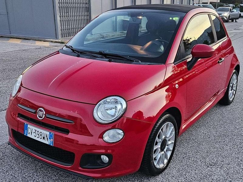 Usata Fiat 500C Sport 69 CV (50 kW) 2013 Rosso Cabrio