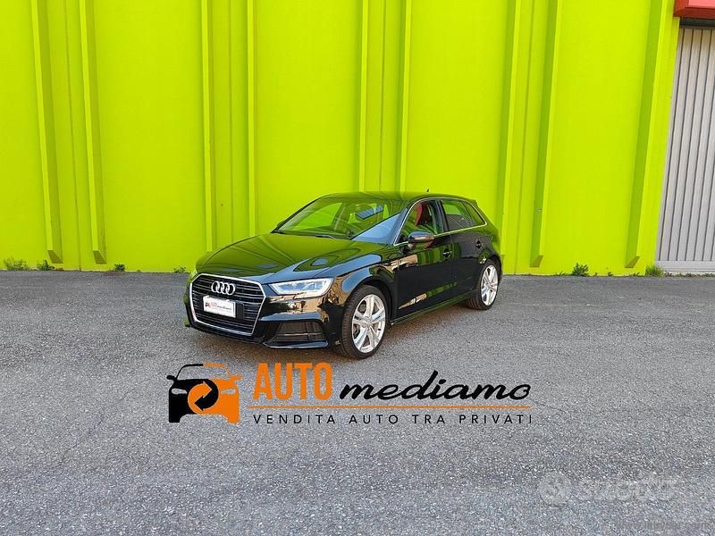 Usata Audi A3 S-Line 150 CV (110 kW) 2020 Nero Berlina