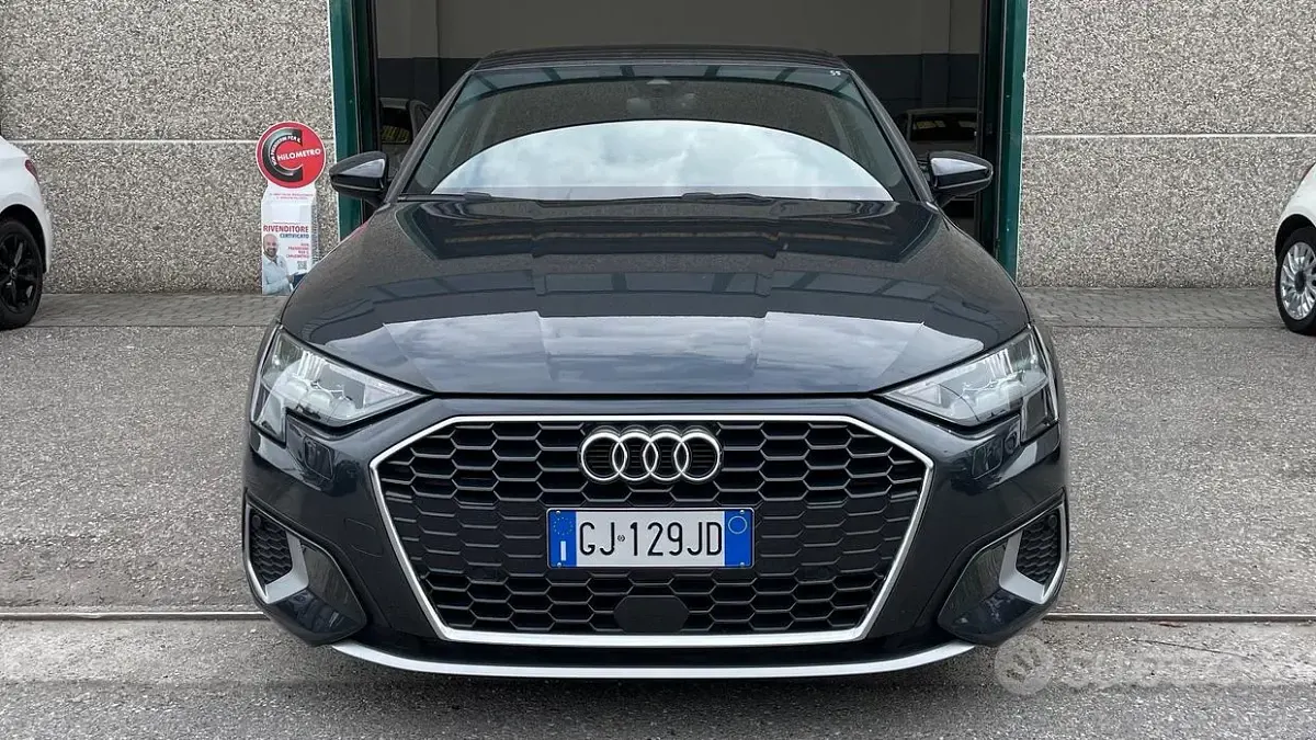 Usata Audi A3 Advanced 150 CV (110 kW) 2022 Nero Berlina