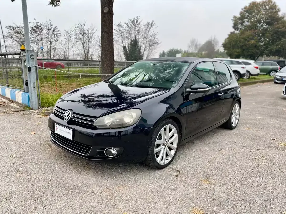 Usata VW Golf VI Highline 160 CV (117 kW) 2010 Nero Utilitaria