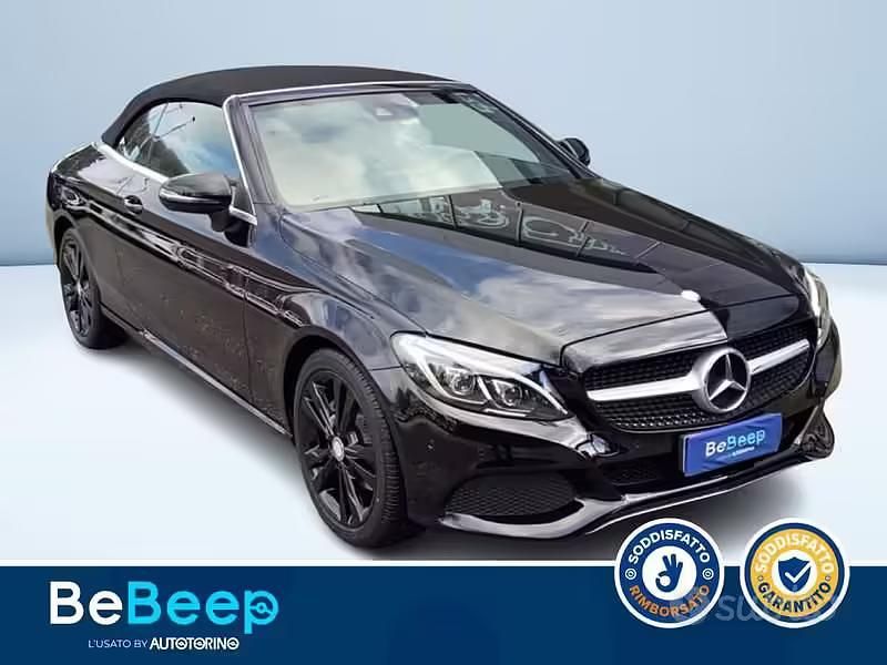 Usata Mercedes C220 2016 Nero Cabrio