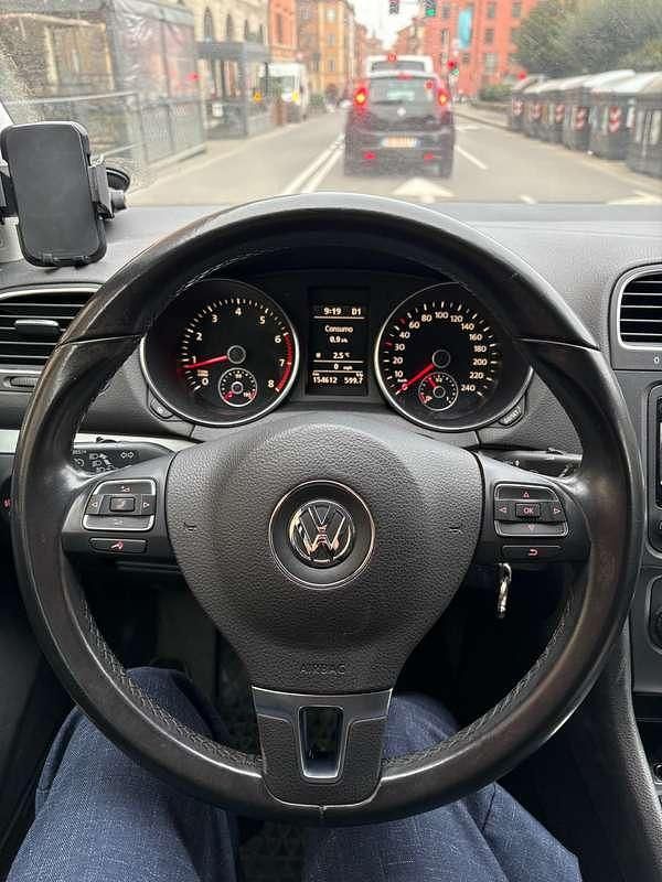 Usata VW Golf VI Highline 160 CV (117 kW) 2009 Nero Utilitaria