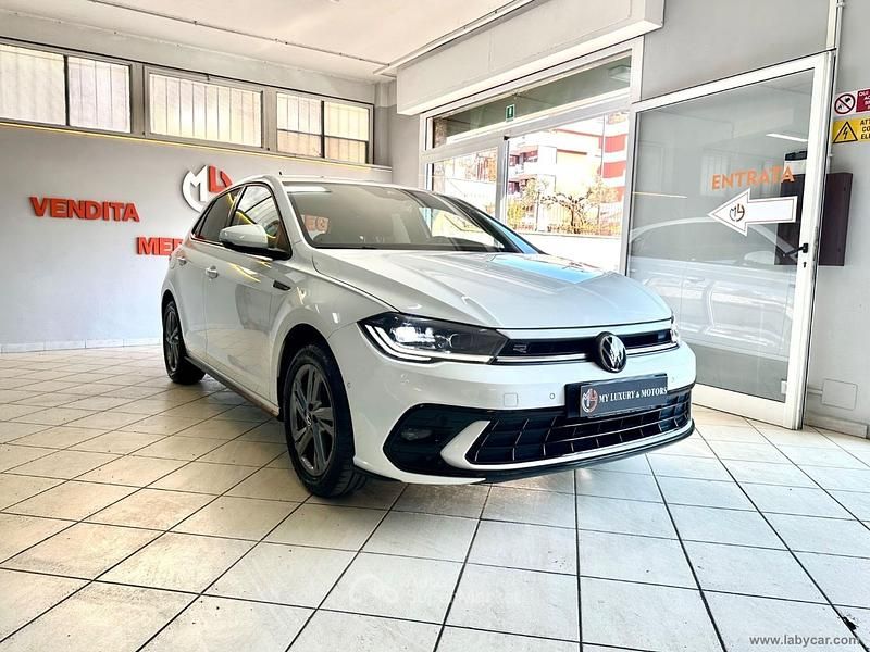 Usata VW Polo R-line Plus 95 CV (69 kW) 2024 Bianco Utilitaria
