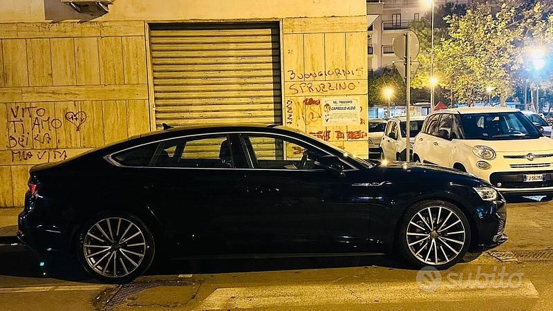Usata Audi A5 S-Line 190 CV (139 kW) 2019 Nero Coupé