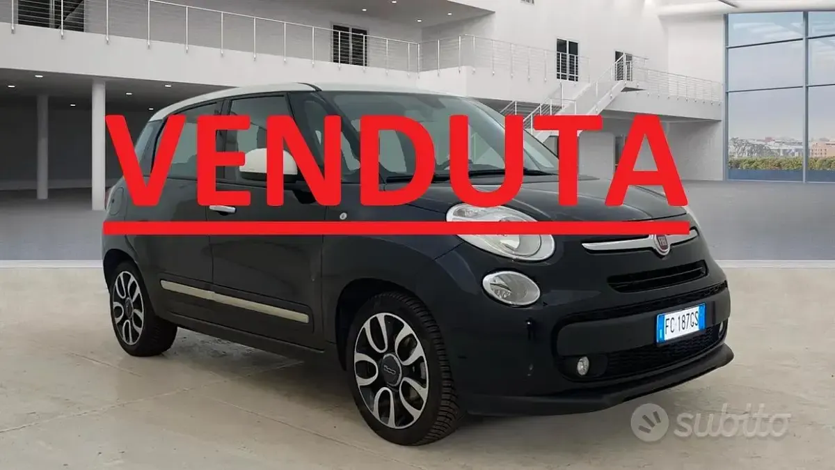 Usata Fiat 500L Lounge 95 CV (69 kW) 2016 Nero Monovolume