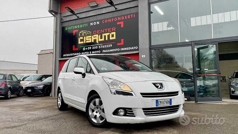 Usata Peugeot 5008 Allure 150 CV (110 kW) 2012 Bianco Monovolume