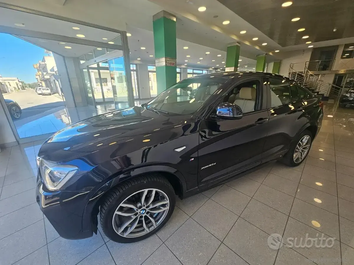 Usata BMW X4 M Sport 190 CV (139 kW) 2017 Nero SUV
