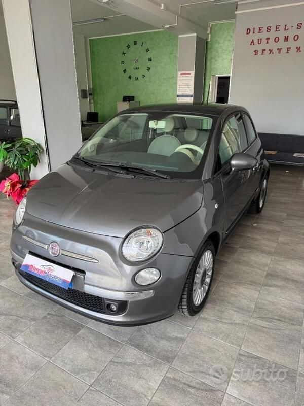 Usata Fiat 500 Lounge 69 CV (50 kW) 2012 Grigio Utilitaria