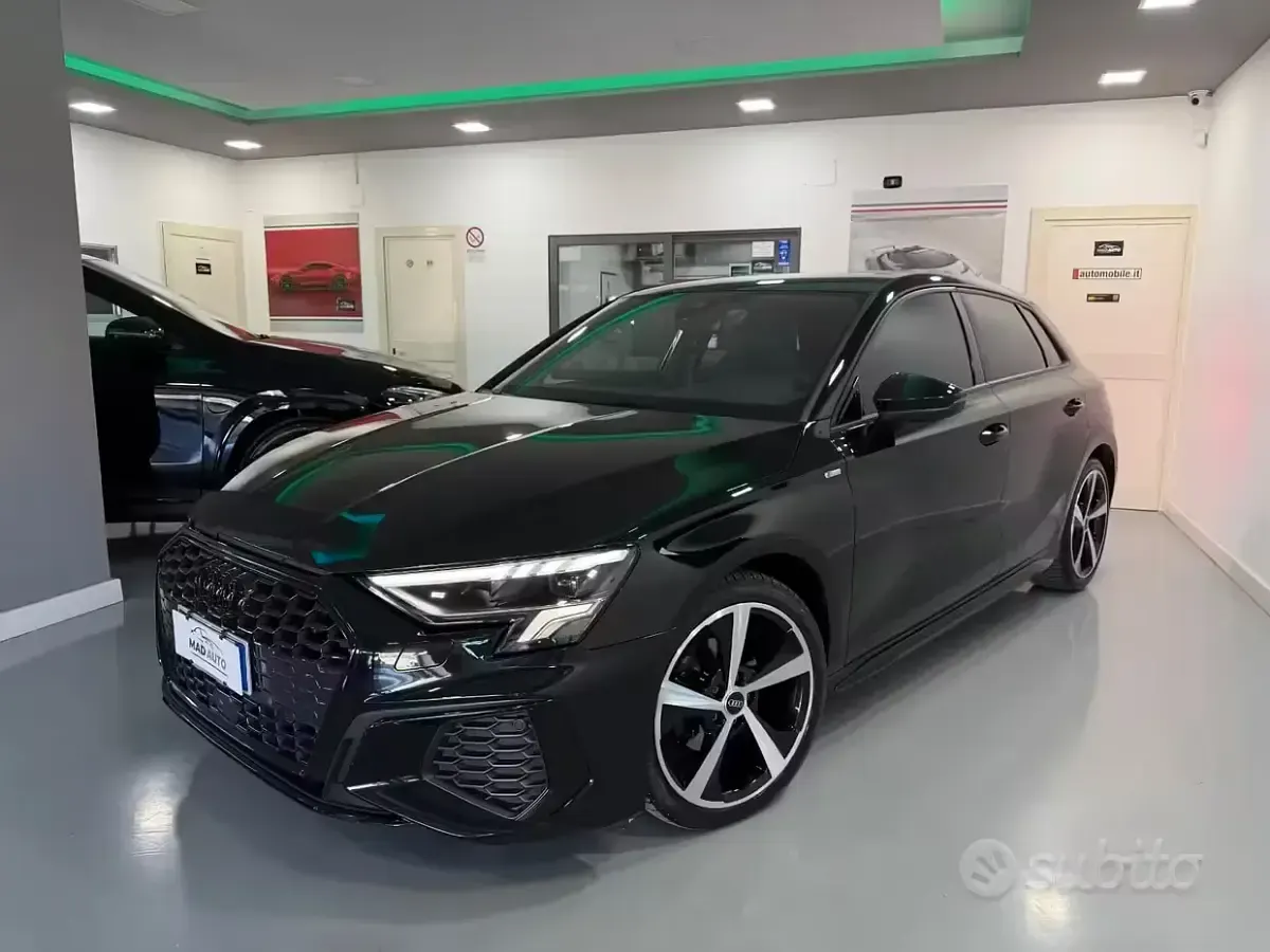 Usata Audi A3 S-Line 150 CV (110 kW) 2023 Nero Berlina