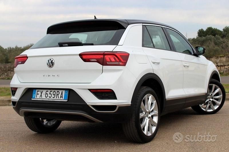 Usata VW T-Roc 116 CV (85 kW) 2019 Bianco SUV