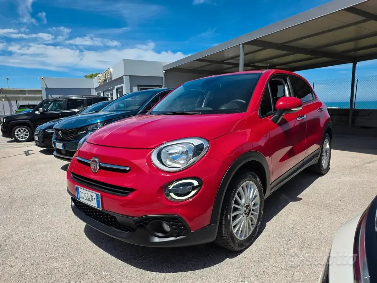 Usata Fiat 500X Connect 95 CV (69 kW) 2021 Rosso SUV