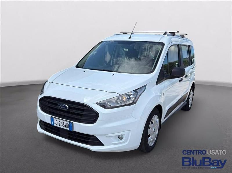 Frozen white Usata 2021 Ford Transit Trend Station wagon | 17.900 € (Molto cara) - Immagine 1/4