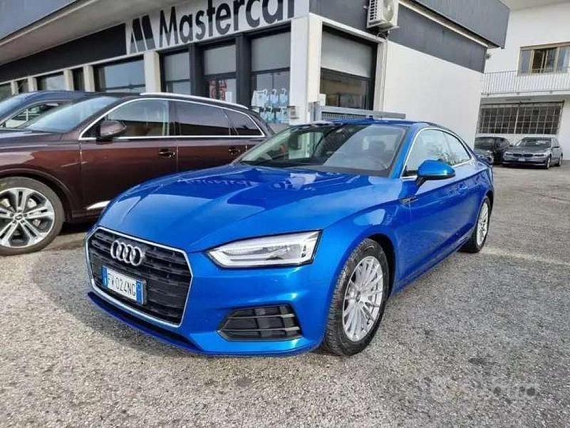 Usata Audi A5 Ambiente 190 CV (139 kW) 2019 Blu/azzurro Coupé