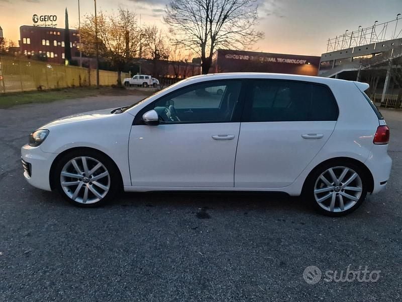 Usata VW Golf VI GTD 170 CV (125 kW) 2011 Bianco Utilitaria