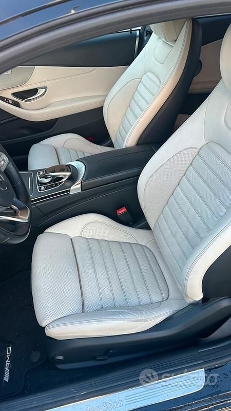 Usata Mercedes C220 Premium Plus 194 CV (142 kW) 2018 Nero Coupé