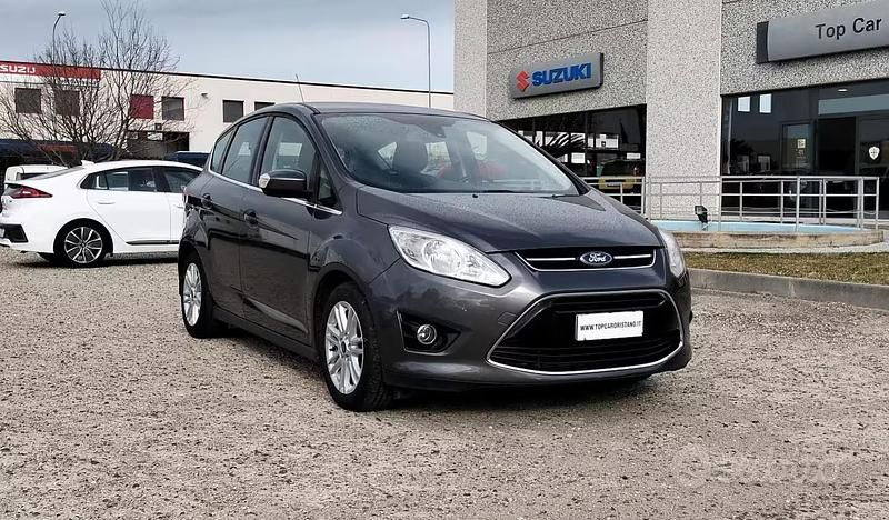Usata Ford C-MAX Titanium 115 CV (84 kW) 2015 Grigio Monovolume
