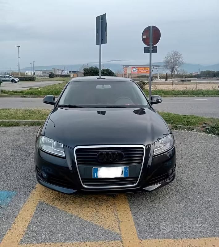 Usata Audi A3 140 CV (102 kW) 2010 Nero Utilitaria