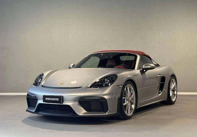 Usata Porsche 718 Spyder 420 CV (308 kW) 2020 Gt silver met. Cabrio