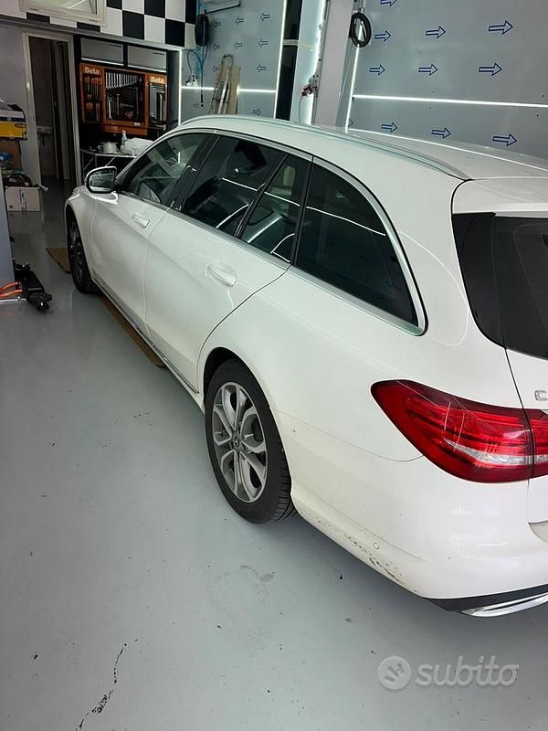 Usata Mercedes C200 Premium Plus 136 CV (100 kW) 2017 Bianco Station wagon