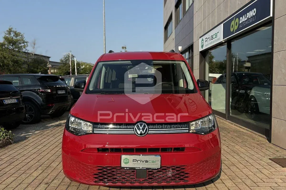 Usata VW Caddy Life 114 CV (83 kW) 2023 Rosso Monovolume
