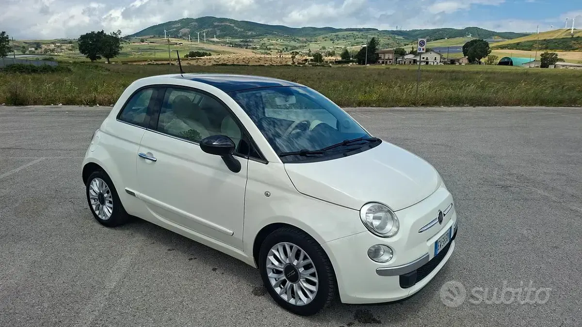 Usata Fiat 500 Lounge 69 CV (50 kW) 2016 Bianco Berlina